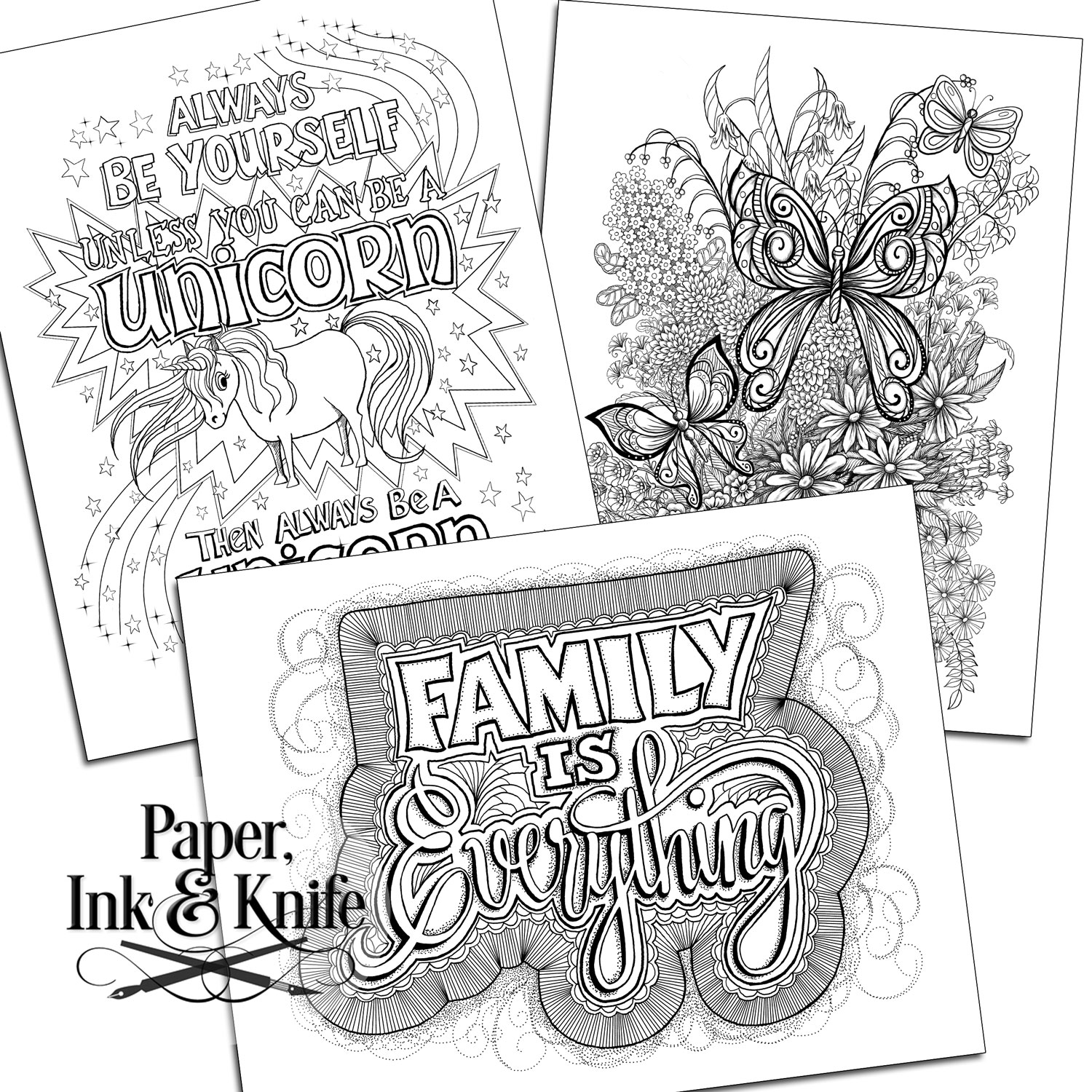 Download Always be a Unicorn, Family is Everything, Butterflies and ...
