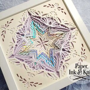 Star Victorian Shadowbox Template