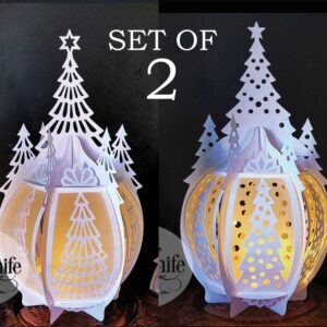 Christmas Tree Lantern Set