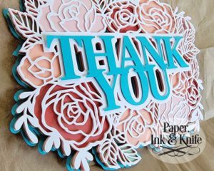 Thank you roses card