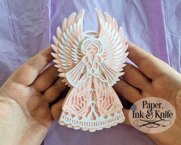 Angel 3D Ornament Template