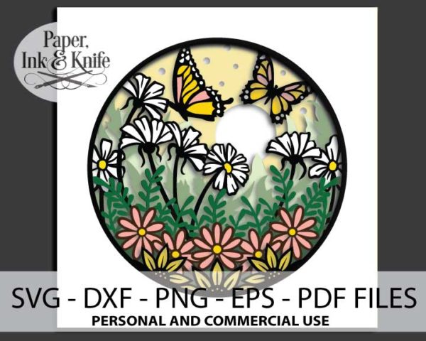 Butterfly Garden Shadowbox Files Included