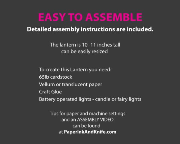 Butterfly Lantern Info