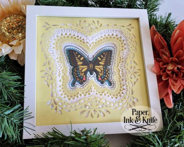 Butterfly Shadowbox Template