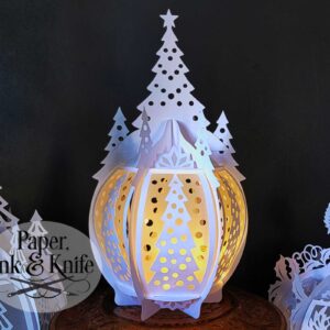 Christmas Tree Dots Lantern