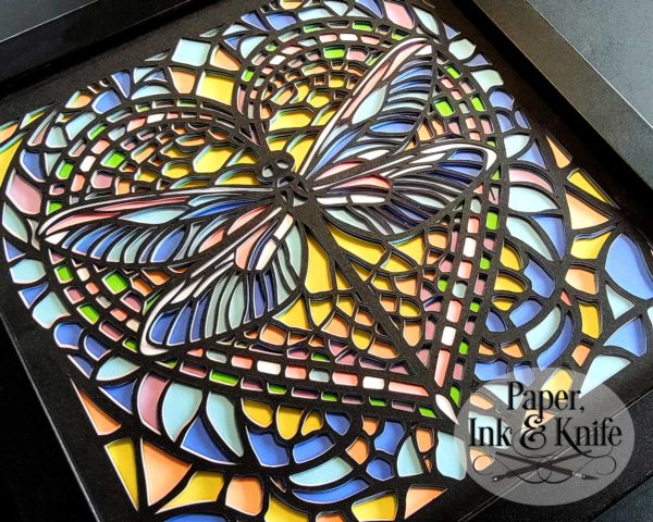 Dragonfly Heart Shadowbox Template