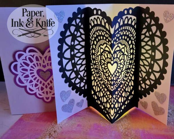 Heart Lighted Card