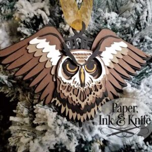 Owl Ornament Template