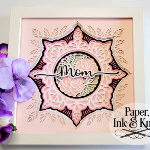 Roses Customizable Shadowbox Template