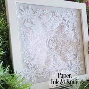 Snowflake Shadowbox Template