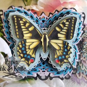 Butterfly Swallowtail Ornament template